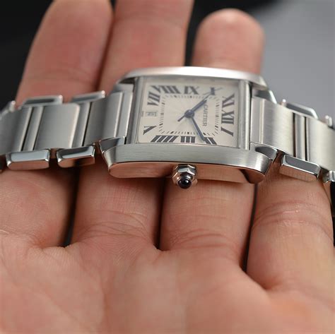 automatic cartier|cartier automatic stainless steel watch.